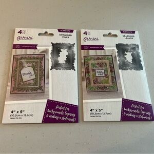 Gemini Elements Die Set - Entwined Vines and Seasoned Leaves